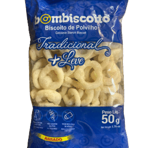 Biscoito De Polvilho Light Tradicional - 50g - Bom Biscoito