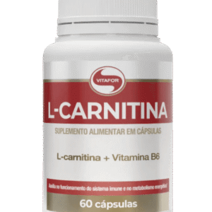 L-Carnitina - 60Caps - Vitafor