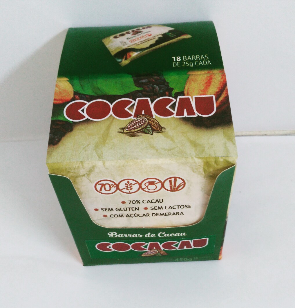 Cocacau Choc Meio Amargo 25G  70%  Cacau