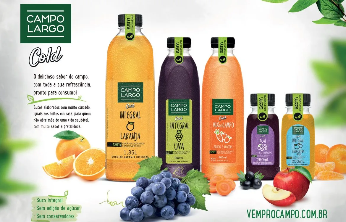 Suco Laranja Cold 250Ml Campo Largo
