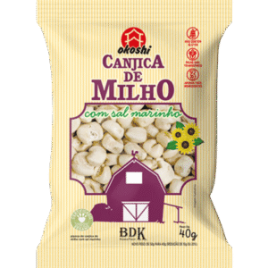 Canjica De Milho Com Sal Marinho - 40g - Okoshi