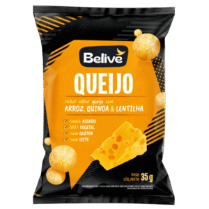 Snack Sabor Queijo Suíço - 35g - Belive