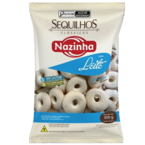 Sequilhos De Leite - 300g - Nazinha